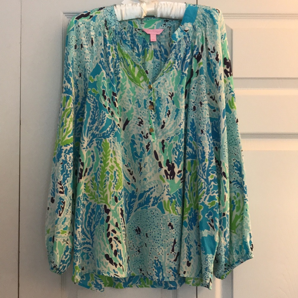 "Let’s Cha Cha" Lilly Pulitzer Silk Elsa L